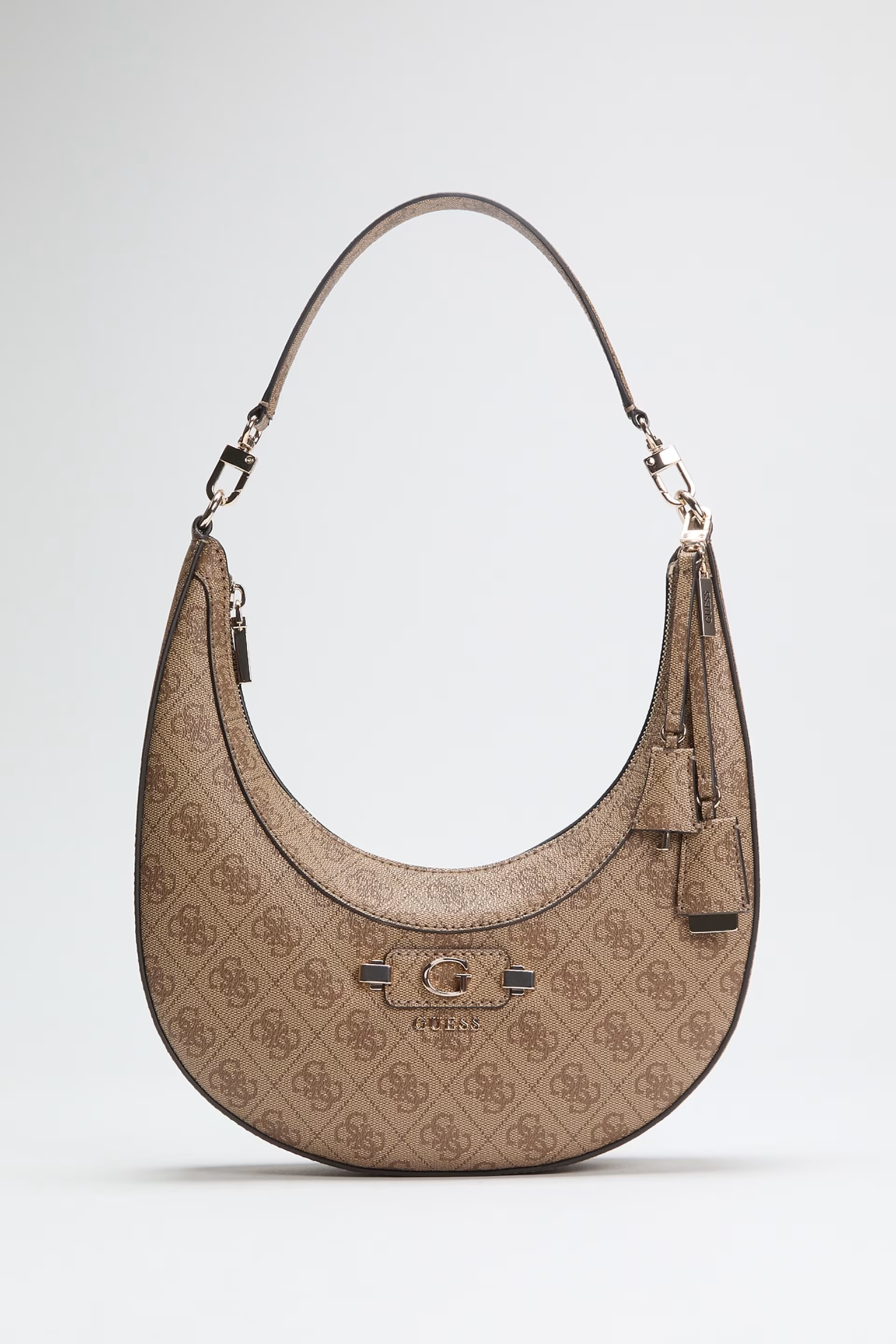 GUESS CARTERA SHOULDER BAG LINDSAY  LATTE LOGO
