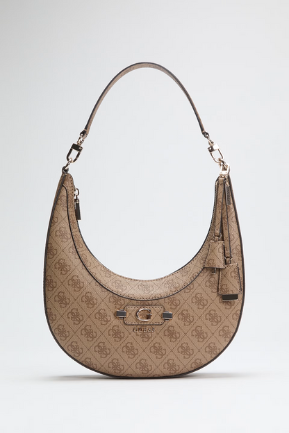 GUESS CARTERA SHOULDER BAG LINDSAY  LATTE LOGO
