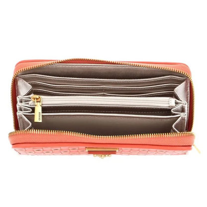 GUESS WALLET LISBET SLG PAPAYA