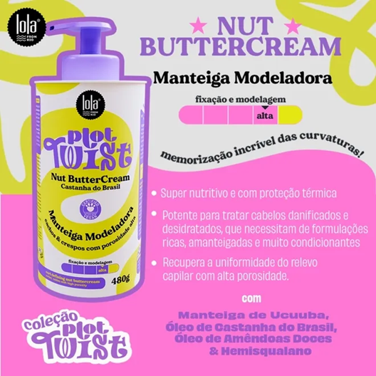 LOLA COSMETICS PLOT TWIST NUT BUTTER CREAM 480G