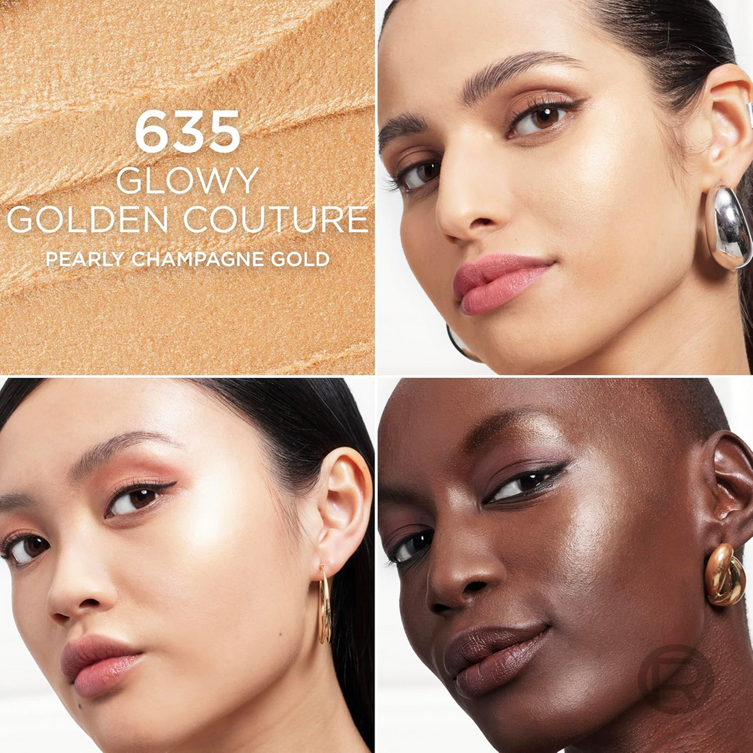 LOREAL LUMI LE GLASS HIGHLIGHTER STICK - 635 GLOWY GOLDEN