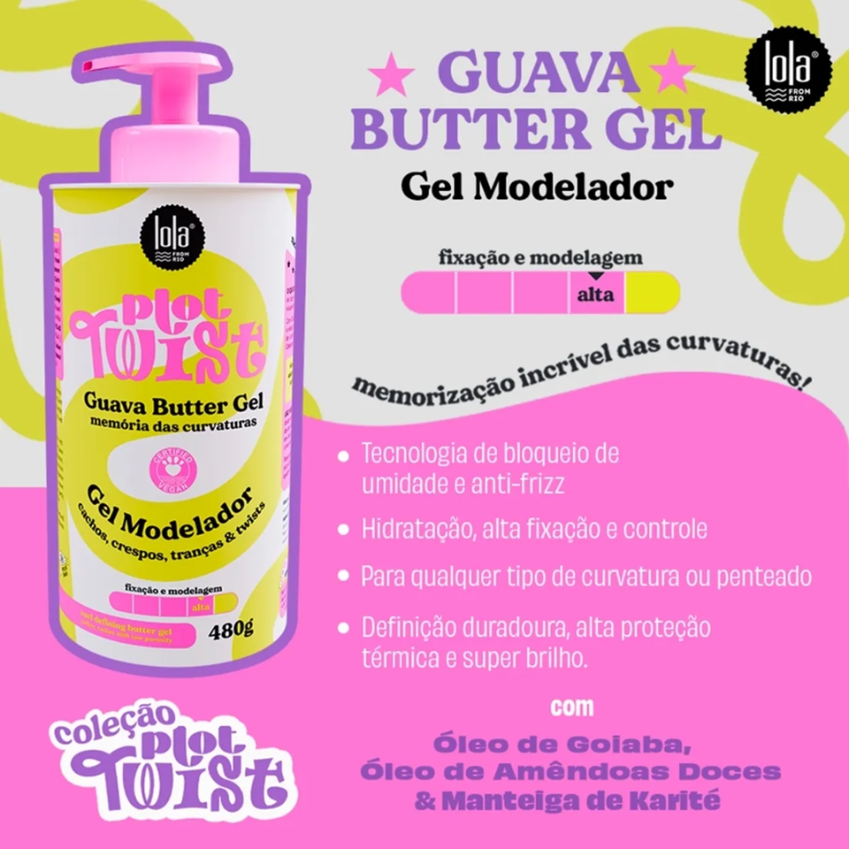 LOLA COSMETICS PLOT TWIST GUAVA BUTTER GEL 480G