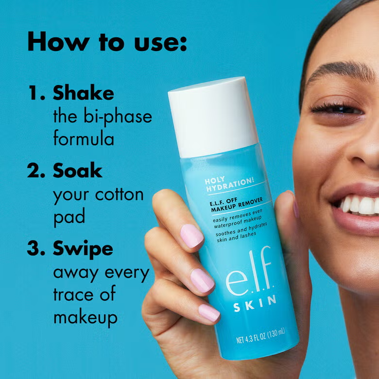 ELF HOLY HYDRATATION! OFF MAKE UP REMOVER 130ML