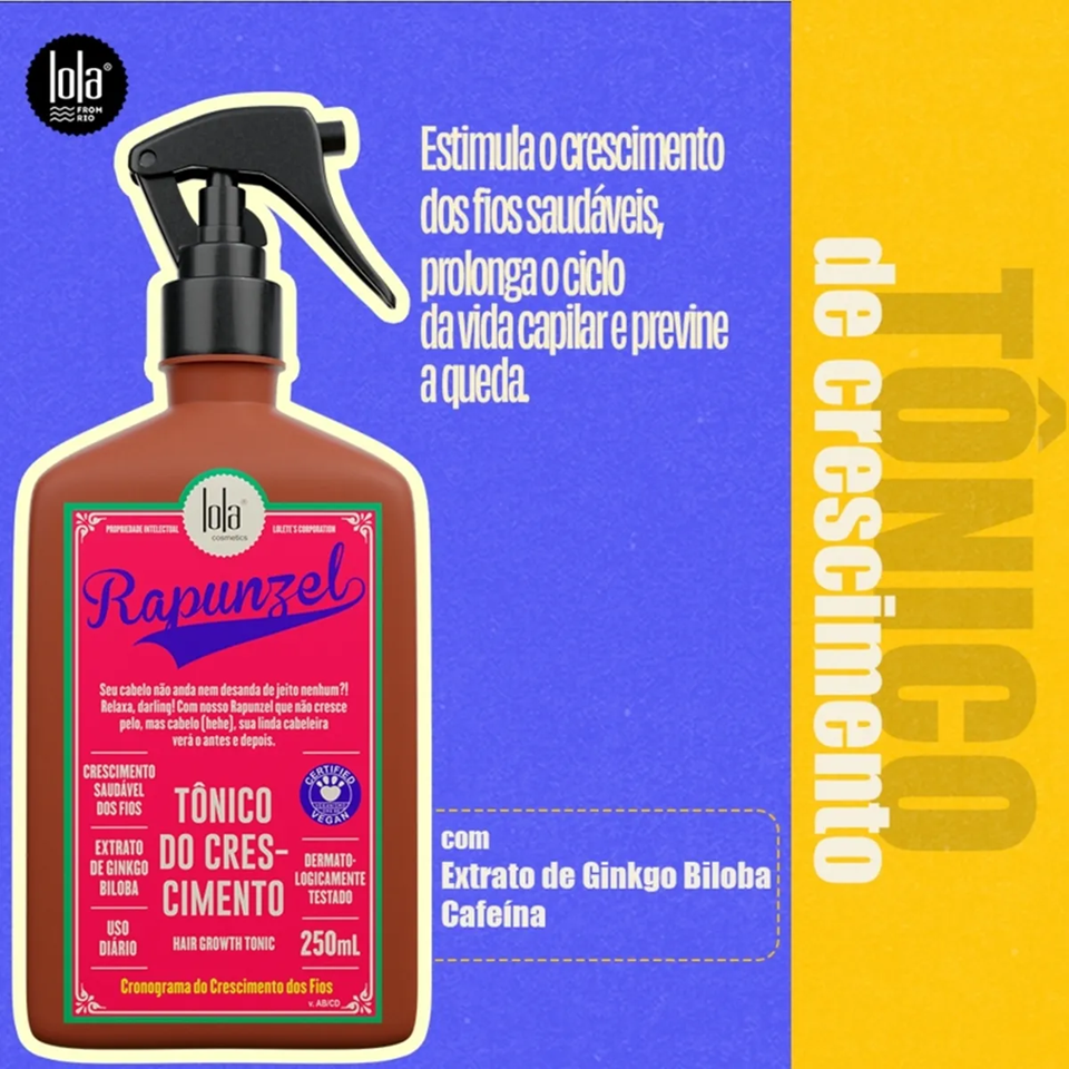 LOLA COSMETICS RAPUNZEL TONICO DO CRESCIMENTO 250ML