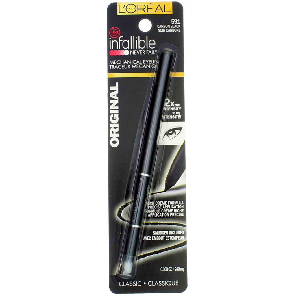 LOREAL INFALLIBLE DELINEADOR DE OJOS - 591 CARBON BLACK