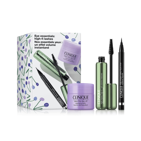 CLINIQUE SET EYE ESSENTIALS: HIGH-FI LASHES