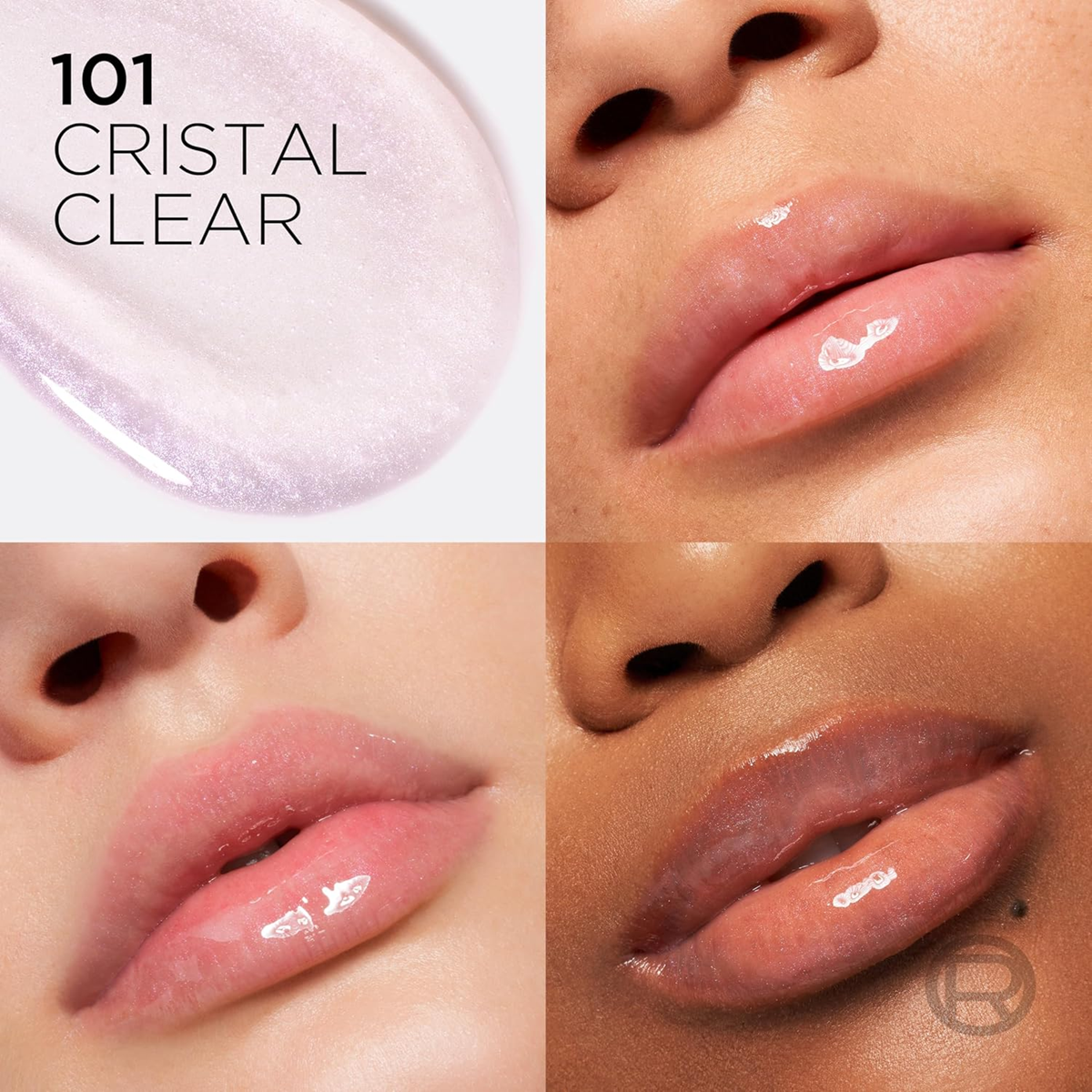 LOREAL GLOSS PLUMP AMBITION - 101 CRISTAL CLEAR