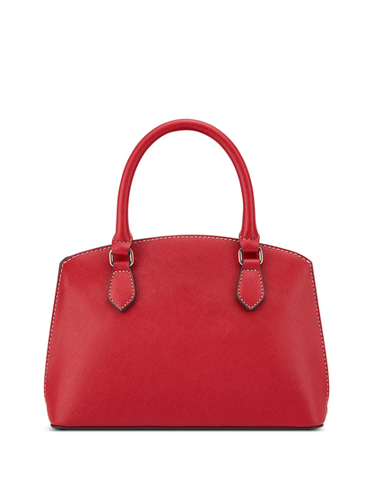 GUESS CARTERA SATCHEL JEANINE HOLIDAY RED