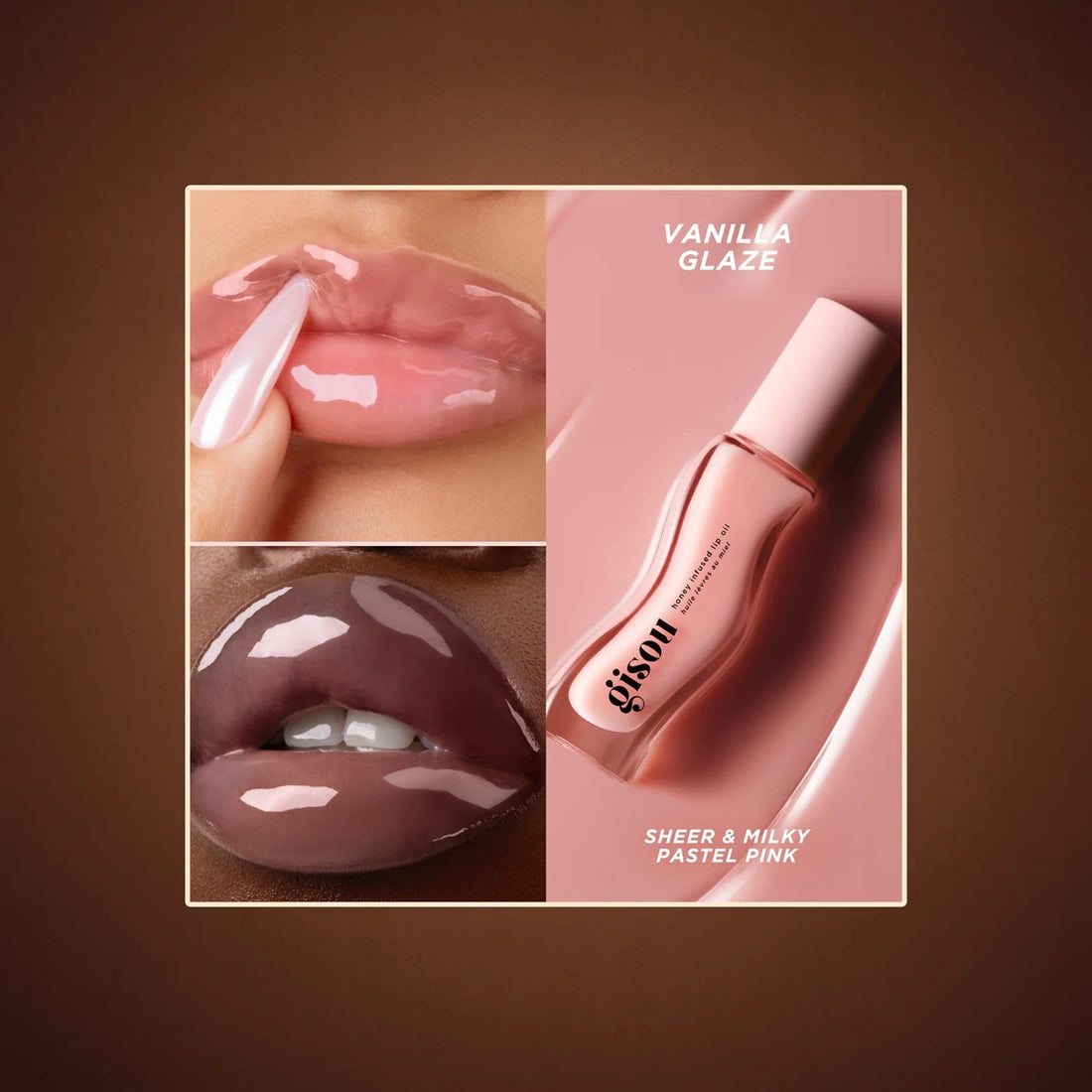 GISOU LIP OIL - VANILLA GLAZE