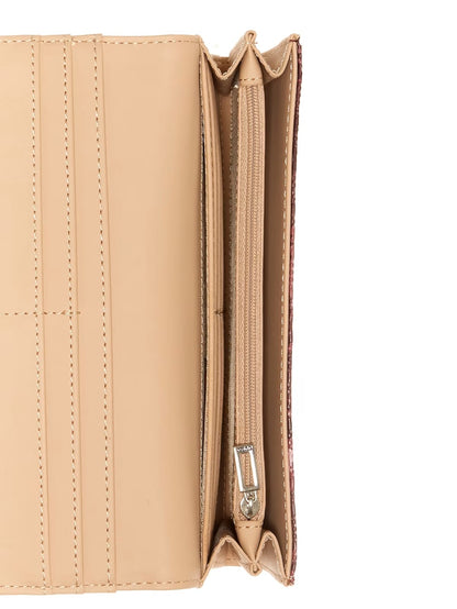 GUESS BILLETERA ABREE CLIP SLG BLACK CHERRY