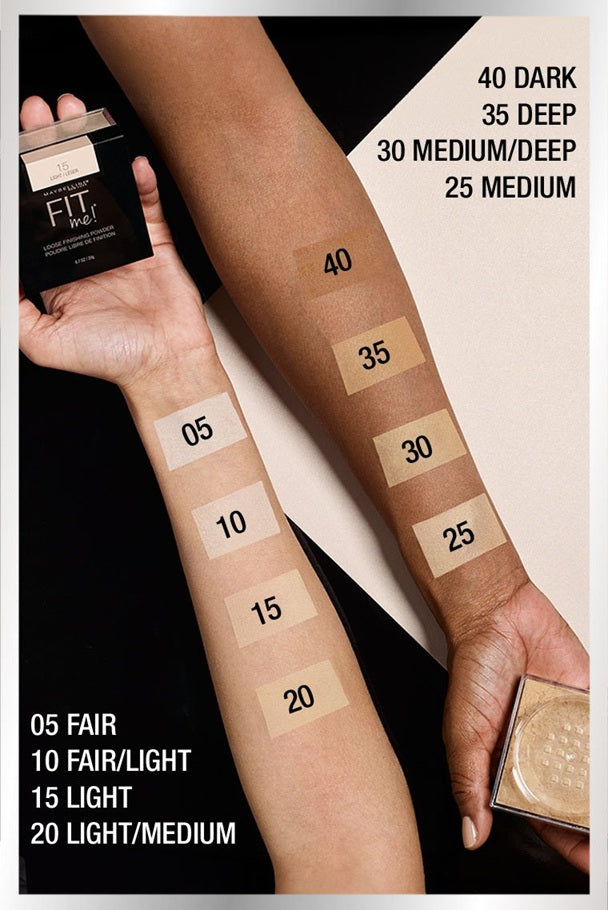 MAYBELLINE FIT ME LOOSE FINISHING SETTING POWDER 05 FAIR/CLAIR