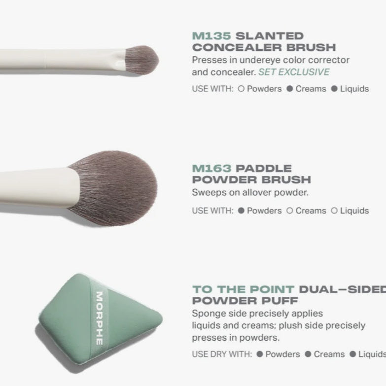 MORPHE SET DE BROCHAS CONCEAL &amp; SET