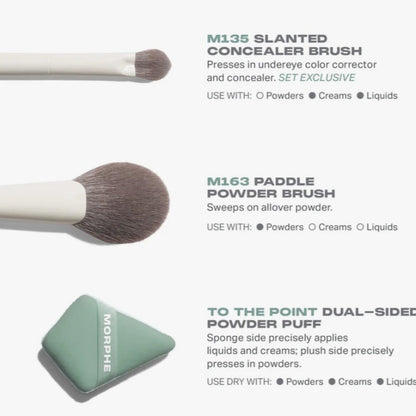 MORPHE SET DE BROCHAS CONCEAL &amp; SET