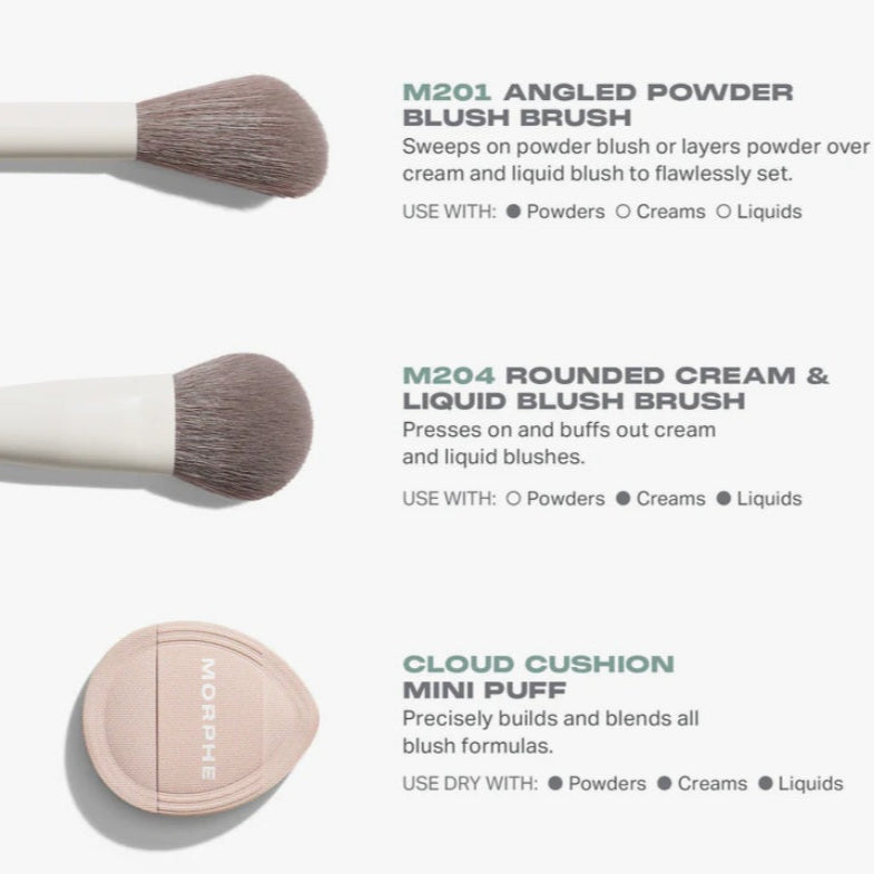 MORPHE SET DE BROCHAS BLUSH LAYERING
