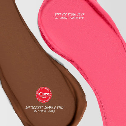 MAKEUP BY MARIO SET SCULPT &amp; POP ON-THE-GO - DARK / RASPBERRY