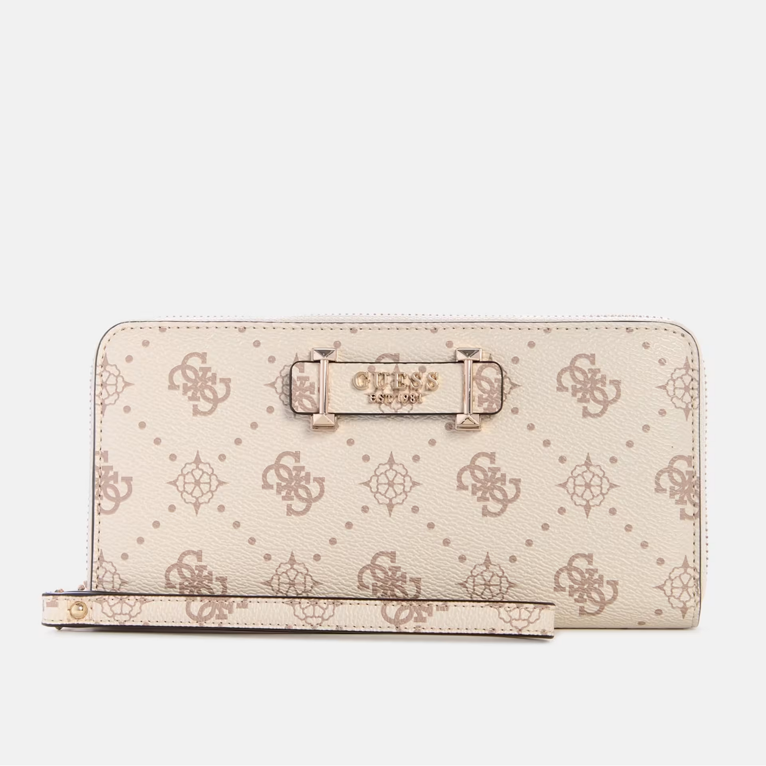 GUESS BILLETERA CARRIE LOGO VANILLA