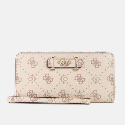 GUESS BILLETERA CARRIE LOGO VANILLA
