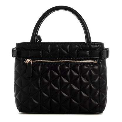 GUESS CARTERA SATCHEL PAISLEIGH BLACK