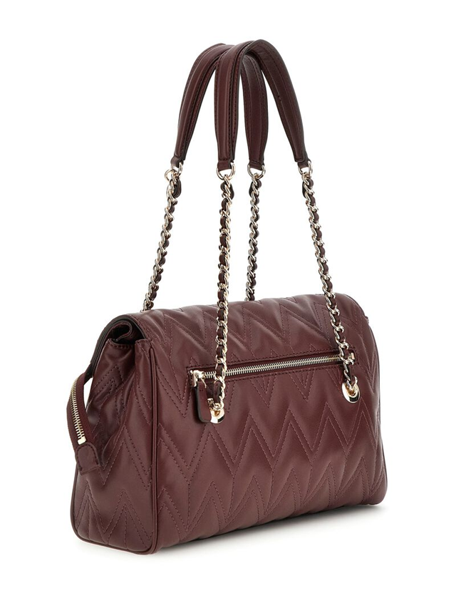 GUESS CARTERA EDA BURGUNDRY