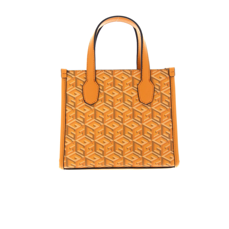 GUESS CARTERA SILVANA MINI YELLOW LOGO