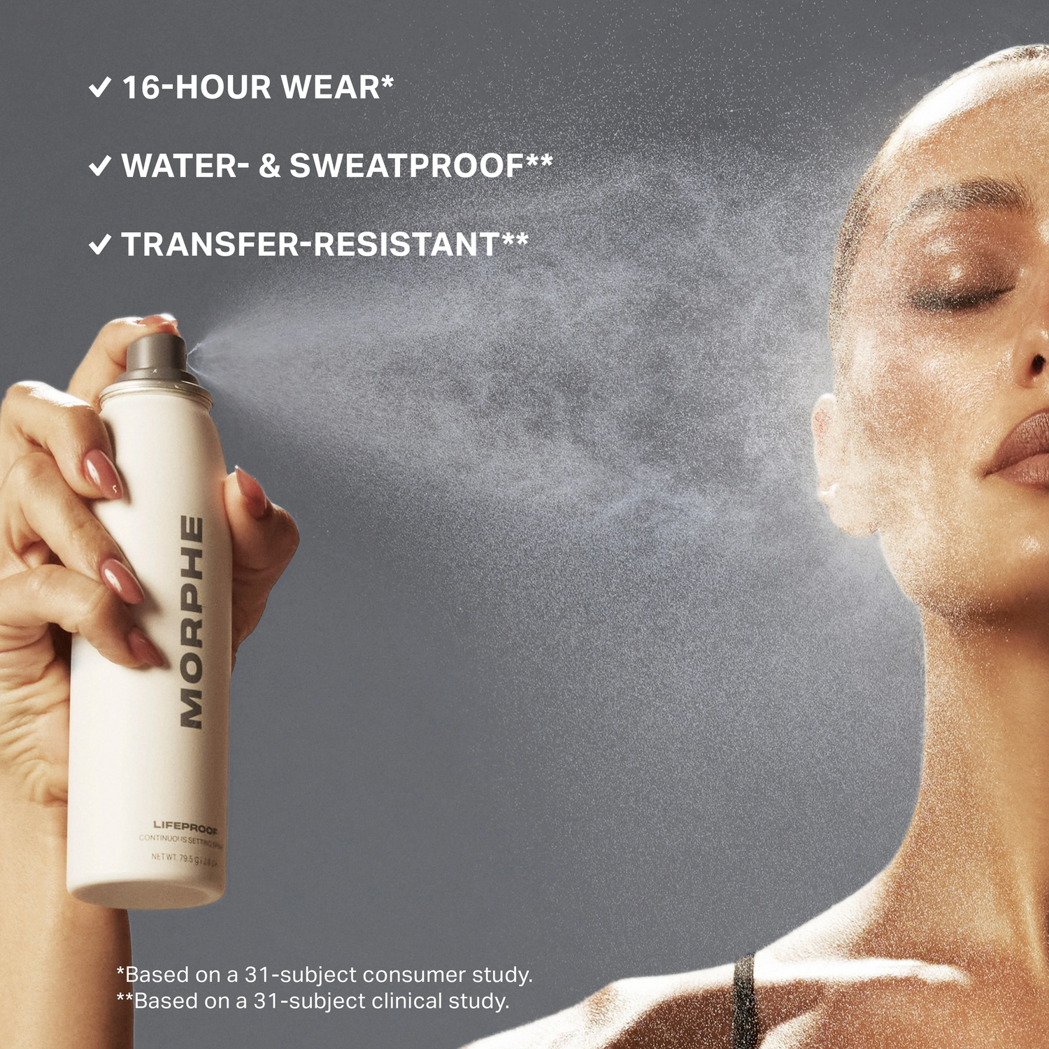 MORPHE LIFEPROOF CONTINUOUS SETTING MIST 79.5G