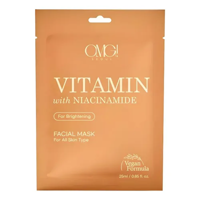 OMG FACIAL MASK - VITAMIN C + NIACINAMIDE