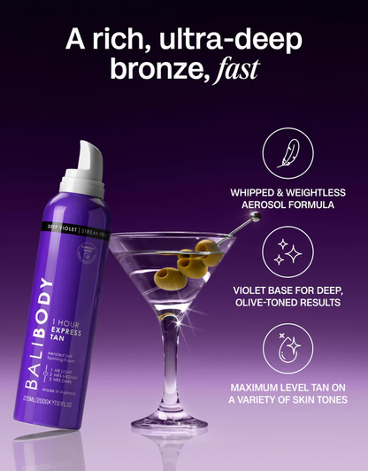 BALI BODY MOUSSE 1 HOUR EXPRESS DEEP VIOLET 225ML