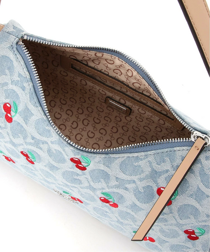 GUESS CARTERA JASMIN DENIM CHERRY