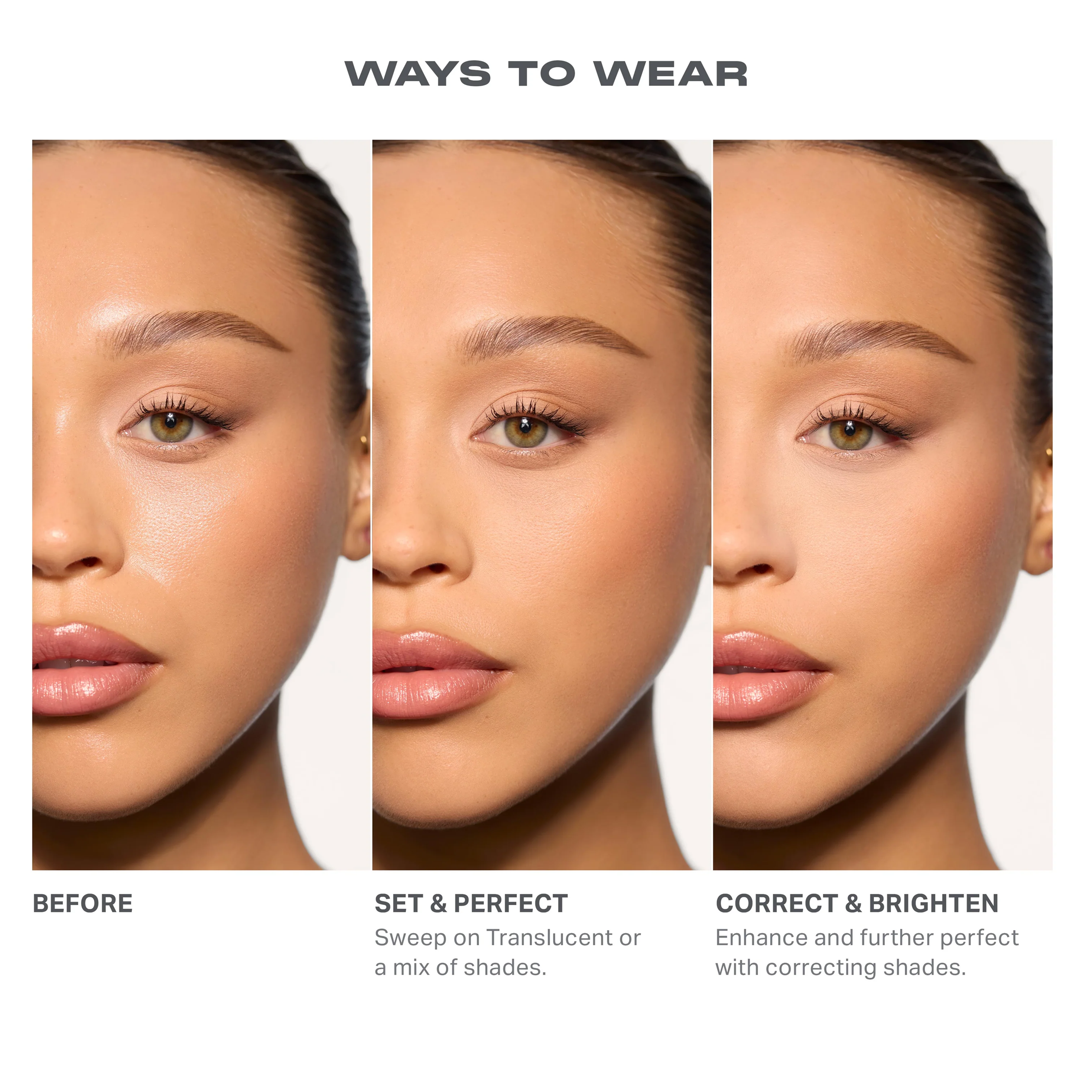 MORPHE BAKE &amp; SET LOOSE POWDER QUAD - BRIGHT BALANCE
