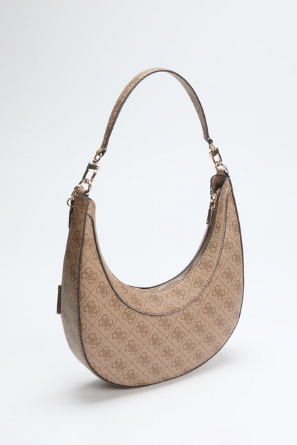 GUESS CARTERA SHOULDER BAG LINDSAY  LATTE LOGO
