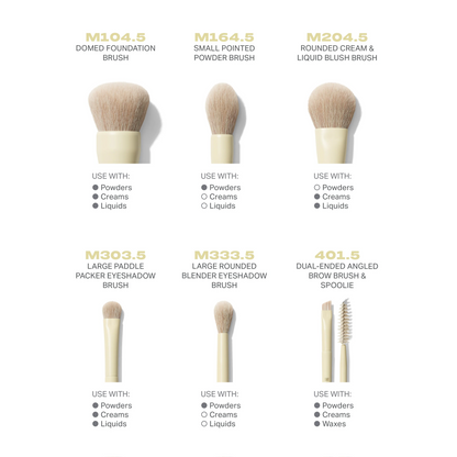 MORPHE SET DE BROCHAS BUTTERY BLENDS TRAVEL SET