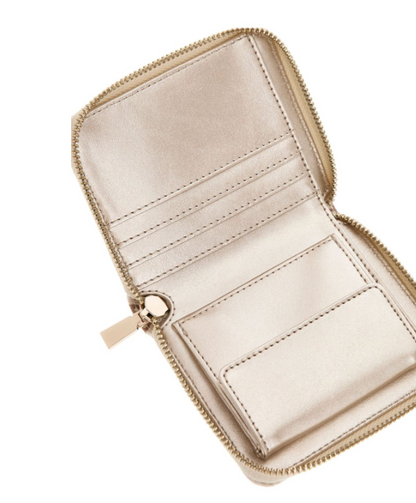GUESS WALLET LAUREL CREAM LOGO