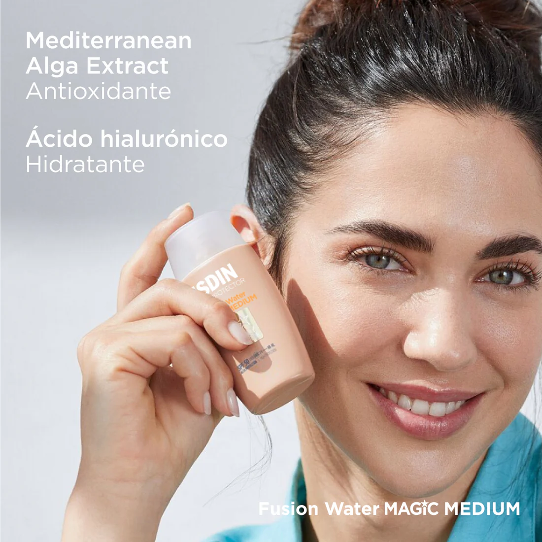 ISDIN FUSION WATER SPF50 COLOR MEDIUM 50ML