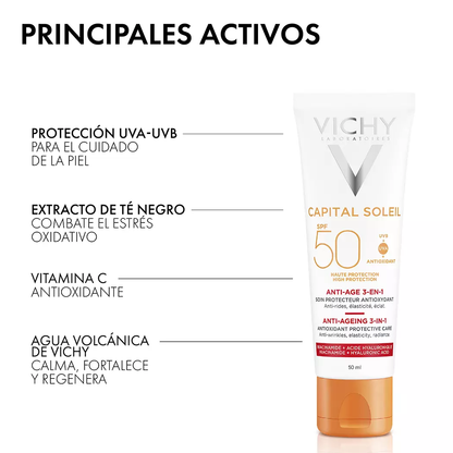 VICHY CAPITAL SOLEIL ANTI-AGE SPF50+ 50ML