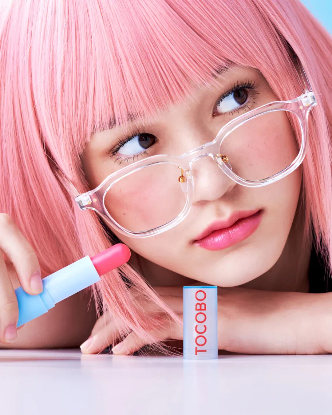 TOCOBO GLASS TINTED LIP BALM BETTER PINK 