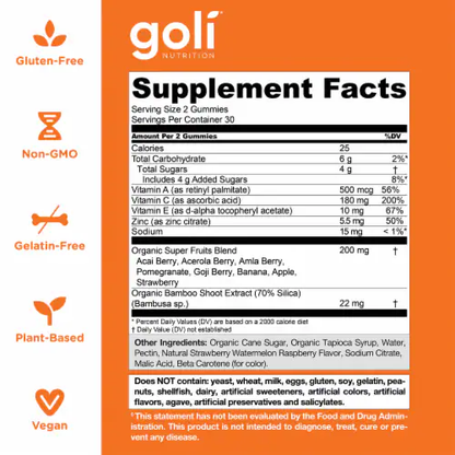 GOLI GUMMIES - SUPERFRUITS