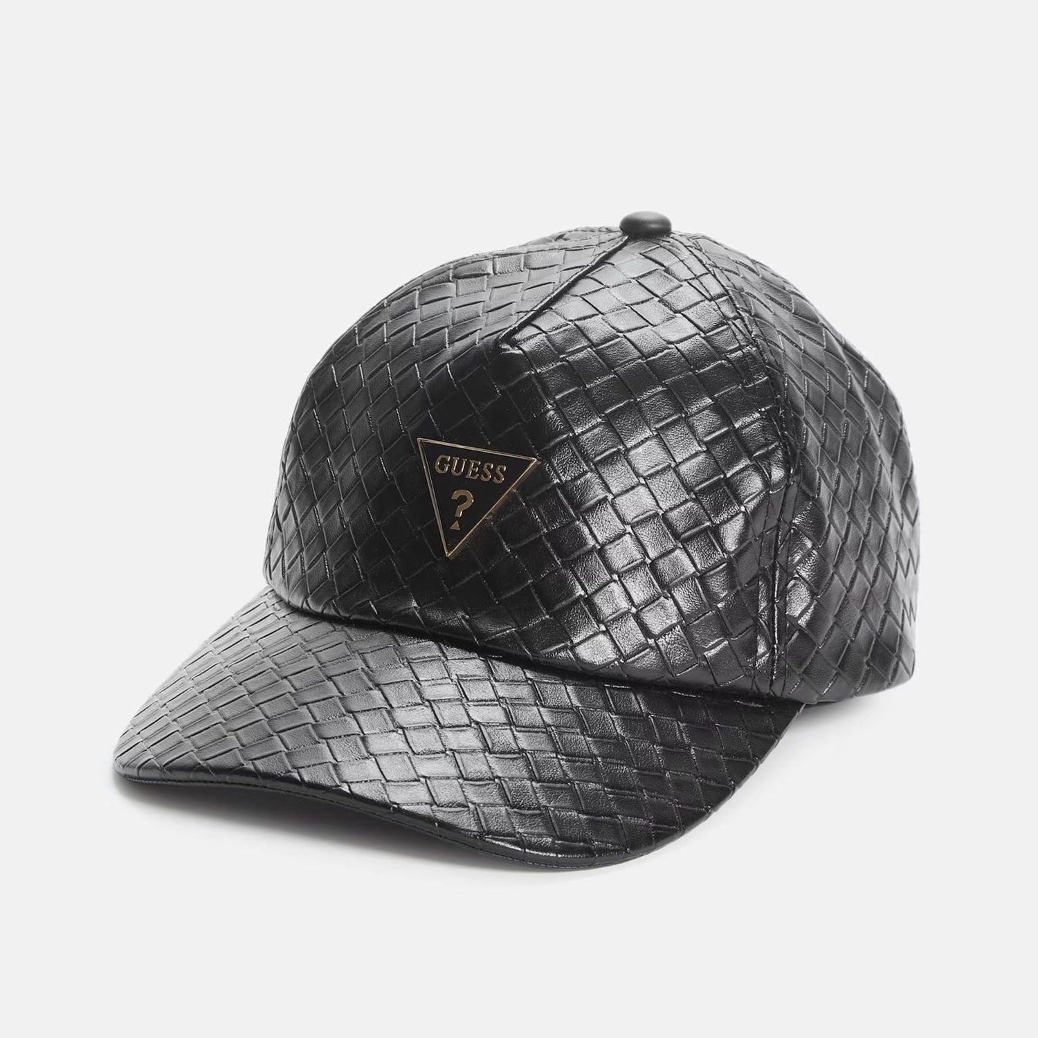 GUESS QUILTED FAUX-LEATHER BLACK