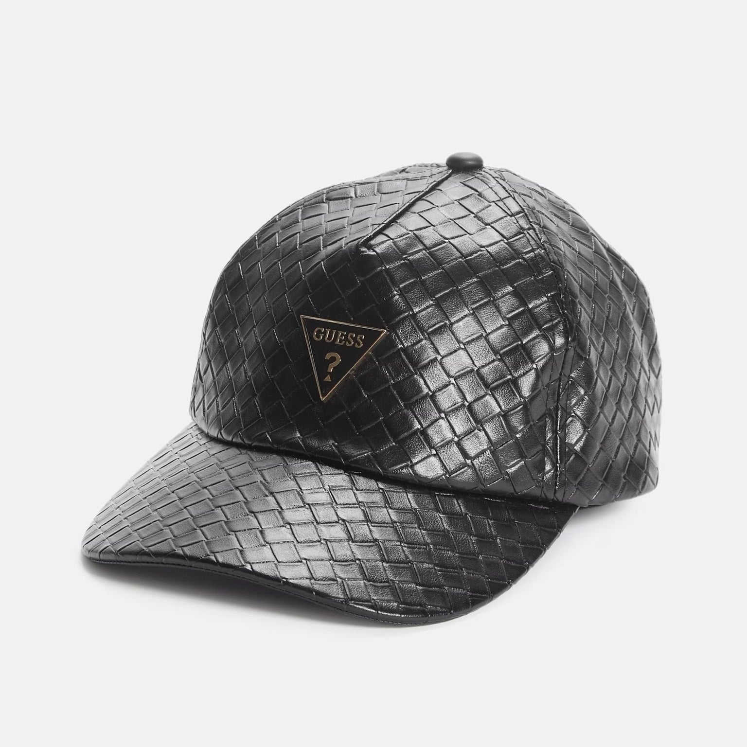 GUESS QUILTED FAUX-LEATHER BLACK