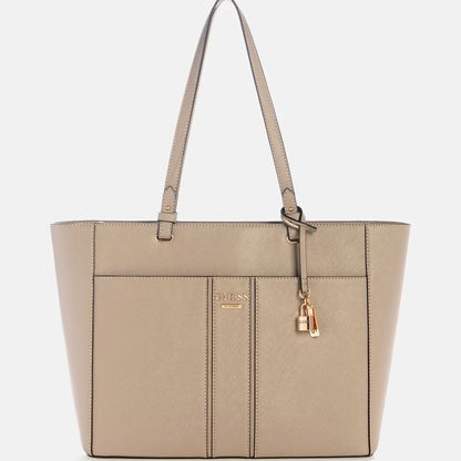 GUESS TOTE BAG ALESSO MUSHROOM