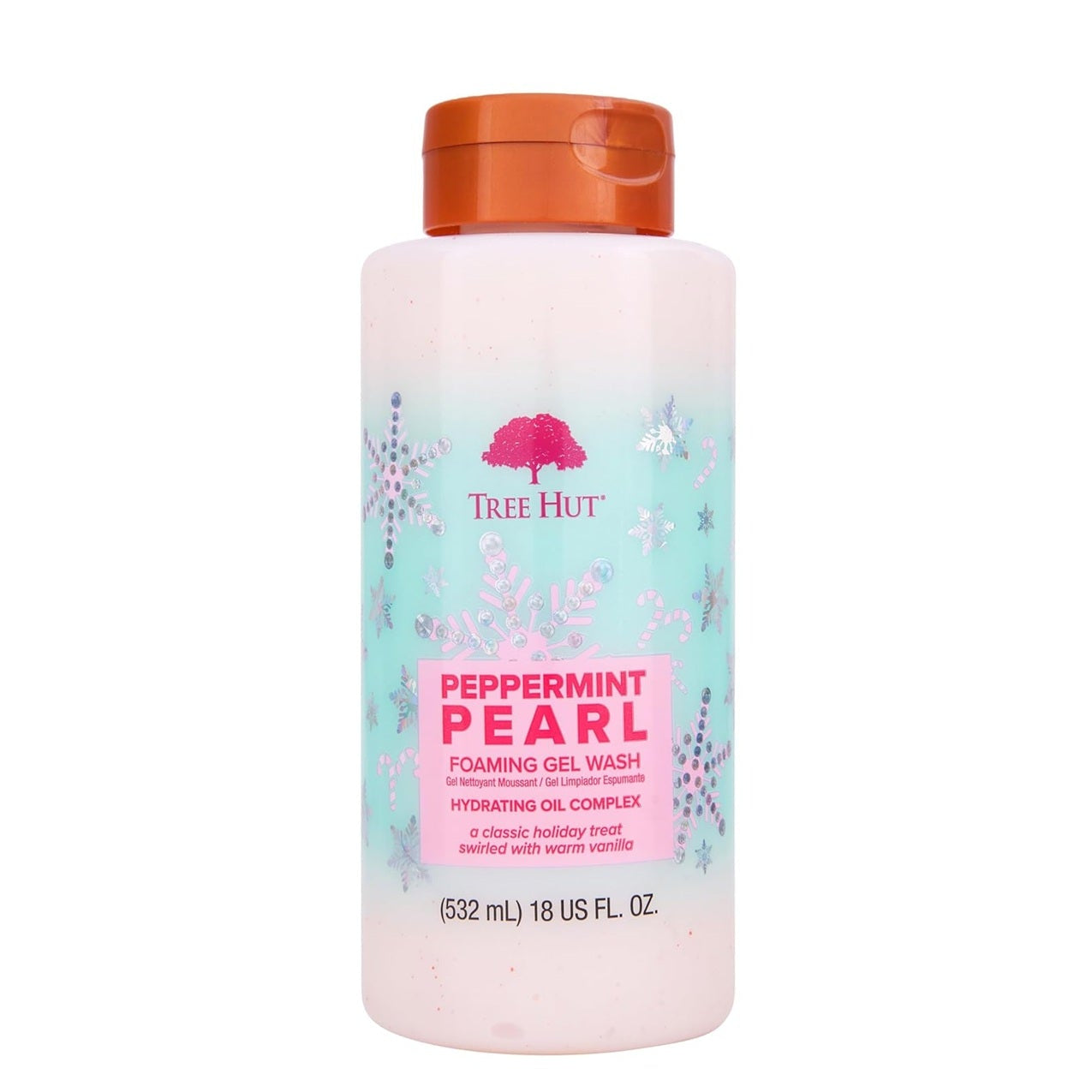 TREE HUT GEL WASH PEPPERMINT PEARL 532ML